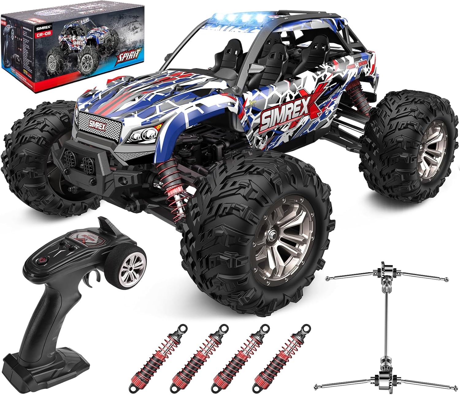 Rc Hobby Grade Monster Truck - 1/16 Maßstab Hobby-Klasse 4WD Ferngesteuerter Monster