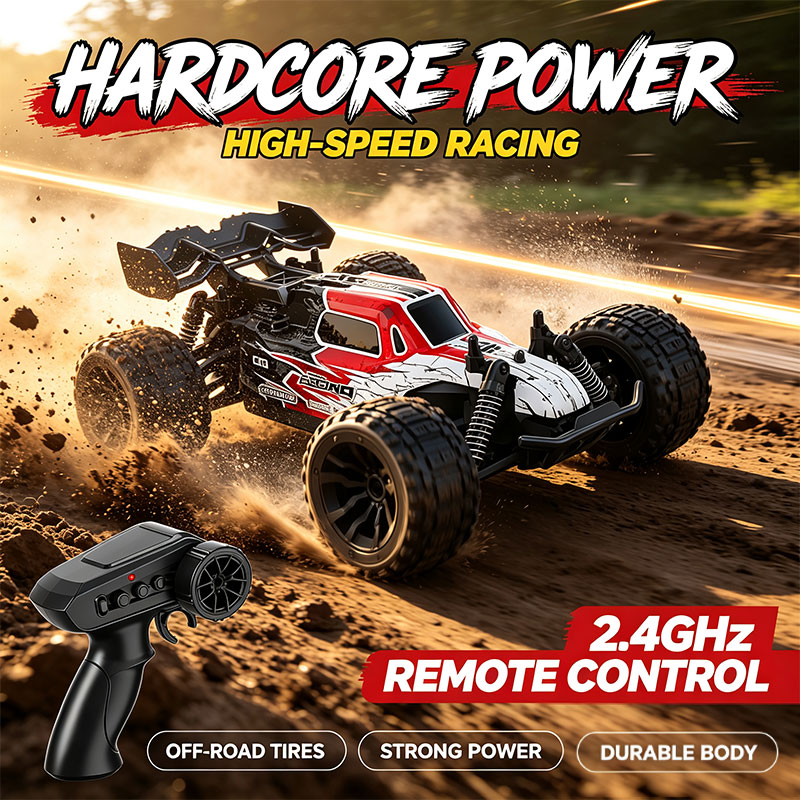 Rc Hobby Grade Monster Truck - RC Auto 20KM/H Hochgeschwindigkeits-4WD Offroad-Monster-Truck 2.4GHz