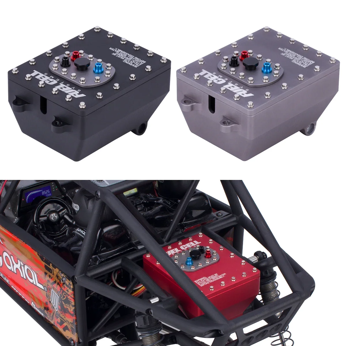 Rc Hobby Grade Truck - 1Pcs Aluminium 1/10 Skala Kraftstoff Zelle