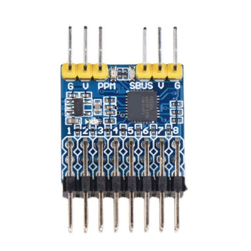 Receiver Sbus 8Ch - AS96-SPP-SBUS 8-Kanal-Konverter für PPM-PWM-SBUS-Signal, 15 A,