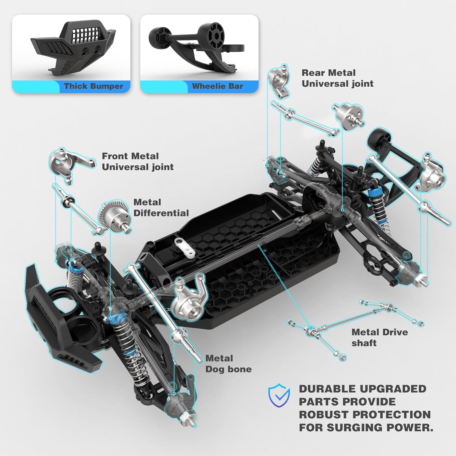 60+ km/h Bürstenloser RC Monst – Rc Hobby Grade Monster Truck Bewertung und Preis