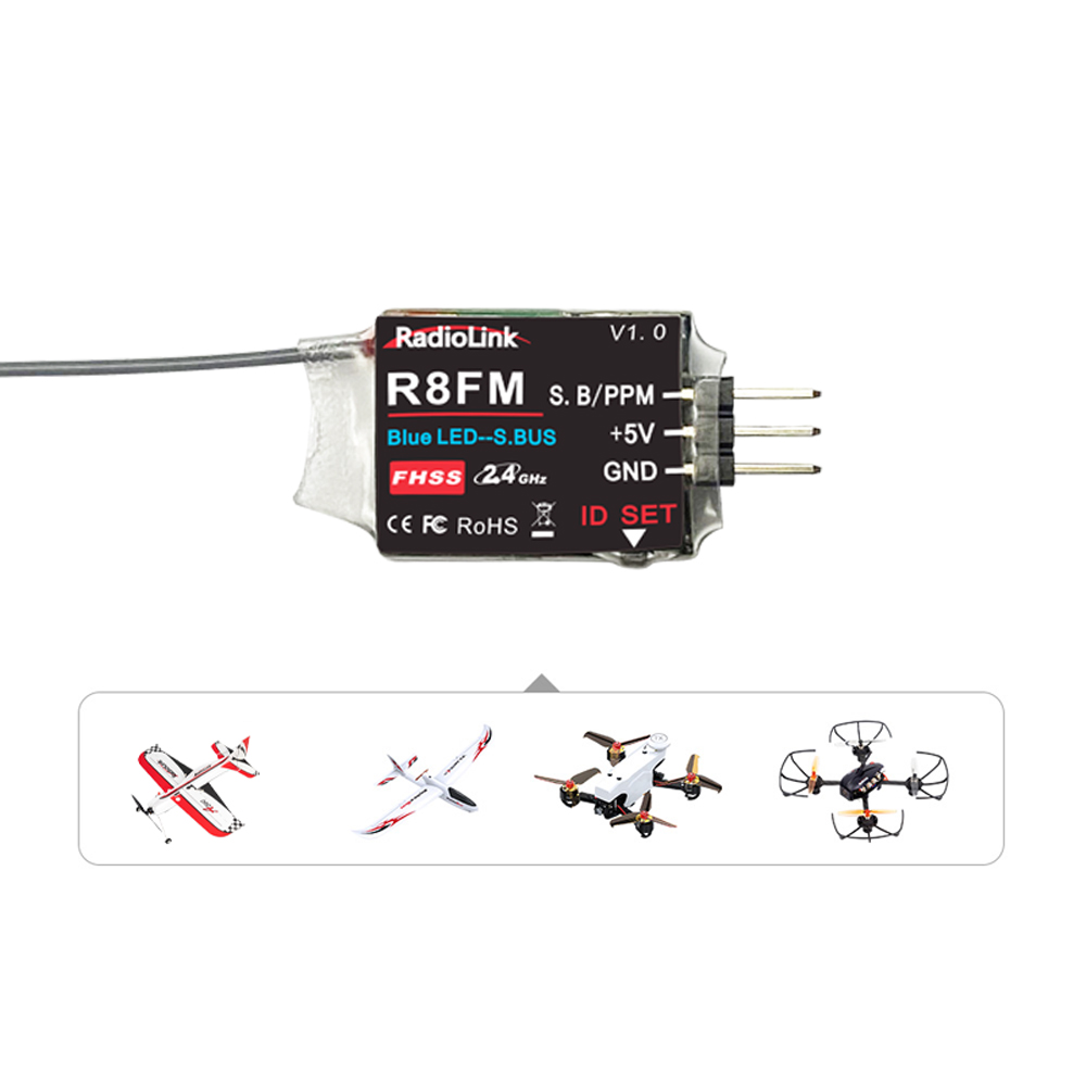 Radiolink 2,4 GHz R8FM 8CH RC  – Receiver Sbus 8Ch Bewertung und Preis