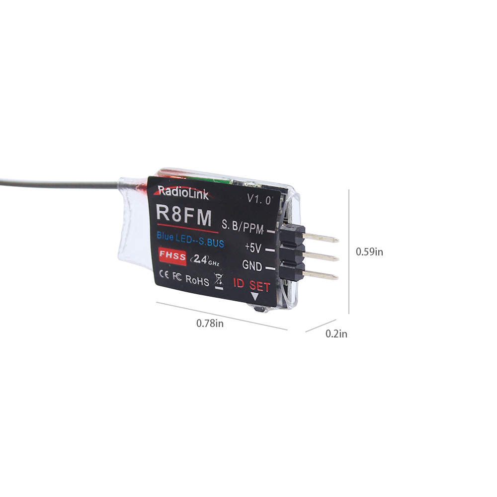 Radiolink 2,4 GHz R8FM 8CH RC  – Receiver Sbus 8Ch Bewertung und Preis